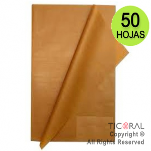 PAPEL SEDA BARRILETE COLOR 50X70 CM -50 HOJAS KRAFT X 1